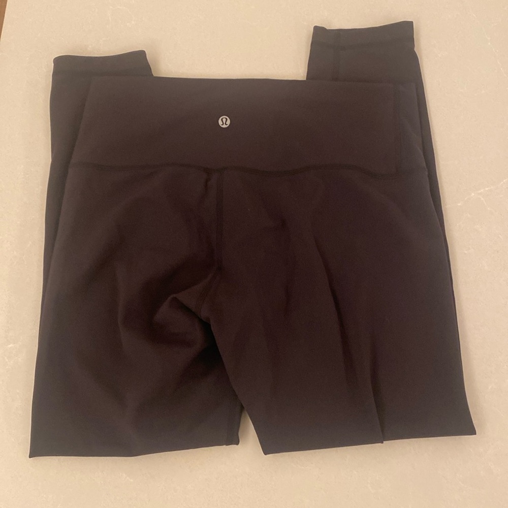 Lululemon Black Size 12 Leggings 25 length